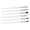 BELLIFFY 6pcs Silicone Eyeshadow Brush Versatile Eye Makeup Applicator Mixed Colors for Precision Application and Easy Carrying for Professional Makeup Artists and Daily Use view 1