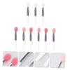 Gogogmee 9pcs Silicone Lip Brush Professional Makeup Applicator for Lipstick Soft Silicone Heads for Easy Cleaning Travel-friendly Design for Home and Salon Use view 2