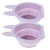 BELLIFFY 2pcs Rabbit Shaped Silicone Makeup Brush Cleaner Bowl Hanging Makeup Brush Sponge Cleaner Spinner and Sponge Cleansers view 1