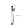 BCOATH 5pcs Mini Cosmetic Spatulas Skincare Makeup Eye Cream Applicator Spoons view 3