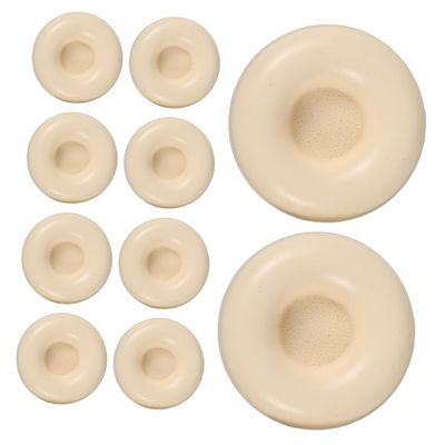 Beatifufu 10pcs Hard Wax Blocks Beeswax Hair Removal Cream for Upper Lip Facial Body Underarm Wax Beans