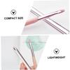 BELLIFFY Retractable Lip Brush Makeup Applicator Portable Lipstick and Eyeshadow Tool Compact Design for Travel Skin-friendly Material for view 3