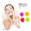 AUTSUPPL 4pcs Silicone Face Brush Exfoliating Face Scrubber for Deep Cleansing Gentle for Skin Types view 3