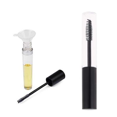 OHPHCALL 3pcs Diy Mascara Tubes Empty Lash Tube Funnel Compact Travel Random Color