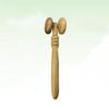 COLLBATH Wood Facial Roller Massager Ergonomic Eye and Nose Beauty Tool for Firming Skin Promote Blood Circulation Portable for Home Office Use view 2