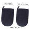 FOYTOKI Self Tanning Gloves Set Tanning Mitt for Lotion Application Soft Lint Easy to Curve Black 2 Pieces view 2