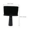 Healeved 2pcs Neck Hair Removal Brush Hairdressing Tool Soft Non-slip Handle for Barber Shops view 2