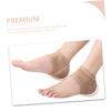 AUTSUPPL 2pairs Moisturizing Gel Heel Protectors of Elastic Socks for Cracked Heels Soft Cushioning for Dry Comfortable Half Design for Use view 4