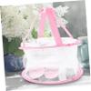 BELLIFFY Hanging Makeup Brush Cleaning Bowl Set 1 Set of Silicone Cleaning Pad Drying Net Makeup Brush Cleaner view 3