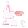 BELLIFFY Hanging Makeup Brush Cleaning Bowl Set 1 Set of Silicone Cleaning Pad Drying Net Makeup Brush Cleaner view 4