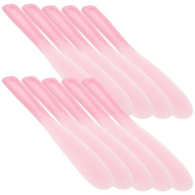 AUTSUPPL 10pcs Handheld Makeup Mixing Stick Long Handle for Foundation Cosmetic Mixing