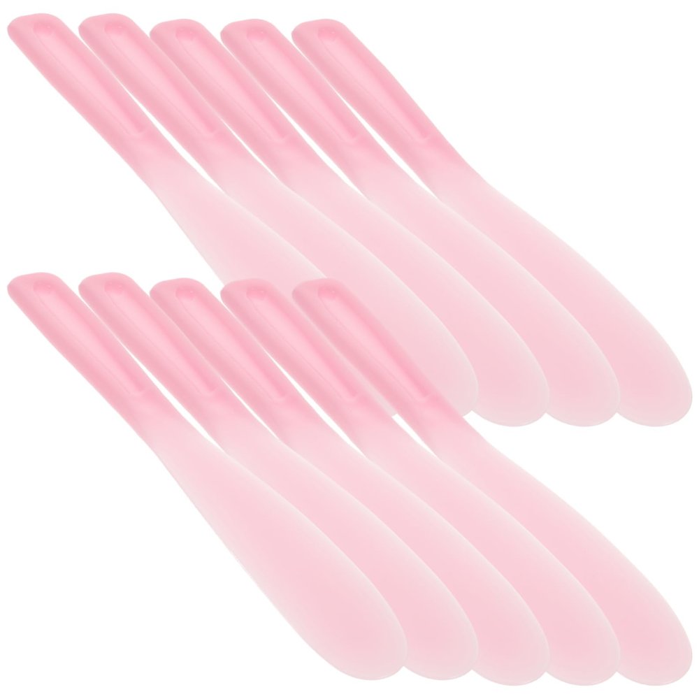 AUTSUPPL 10pcs Handheld Makeup Mixing Stick Long Handle for Foundation Cosmetic Mixing