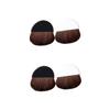 Outanaya 4pcs Portable Professional Makeup Brush Soft Blush and Foundation Brushes Compact Design White Black for Travel and Everyday Use view 1