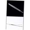 Beatifufu Stainless Steel Eyebrow Tweezers Multi-functional Eyebrow Clip for Removal Lightweight Portable Design for Men and Women Silver view 1