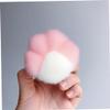 BELLIFFY Cat Paw Design Powder Blush Brush Portable Makeup Applicator for Women Girls Washable Reusable for Daily Professional Use Cute Cosmetic Tool Pink view 4