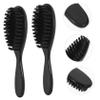 Gogogmee 12pcs Beard Brush for Men Soft Bristles for Gentle Grooming Barber Hair Tool for Facial Hair Care and Travel view 2
