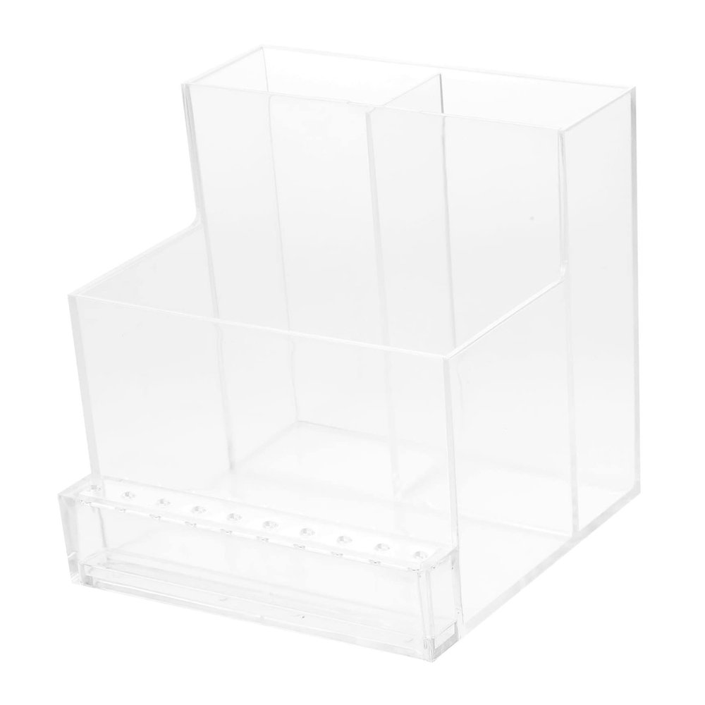 AUTSUPPL 1pc Elegant Nail Art Polishing Machine Case Stand Holder Manicure Shop Storage Box Easy Clean Material