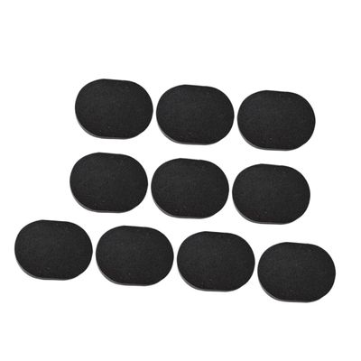 BELLIFFY 10pcs Bamboo Charcoal Facial Cleanser Face Washing for Makeup Removal Exfoliation Face Skin Puff Pad for Mixed Oily Skin