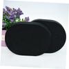 BELLIFFY 10pcs Bamboo Charcoal Facial Cleanser Face Washing for Makeup Removal Exfoliation Face Skin Puff Pad for Mixed Oily Skin view 3