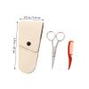 Men Beard Scissors Grooming Kit, Stainless Steel, Precise Trimming view 2