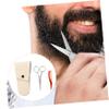 Men Beard Scissors Grooming Kit, Stainless Steel, Precise Trimming view 3