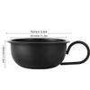 Mikinona Shaving Bowls for Men Modern Shaving Soap Bowl Brush Metal Easy Storage for Men's Grooming view 2