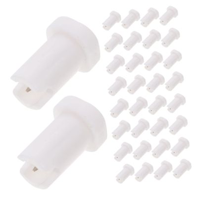 FOYTOKI 100pcs Lash Glue Bottle Nozzle Needles Eyelash Glue Stopper Pins Bottle Pin Needle Home Use
