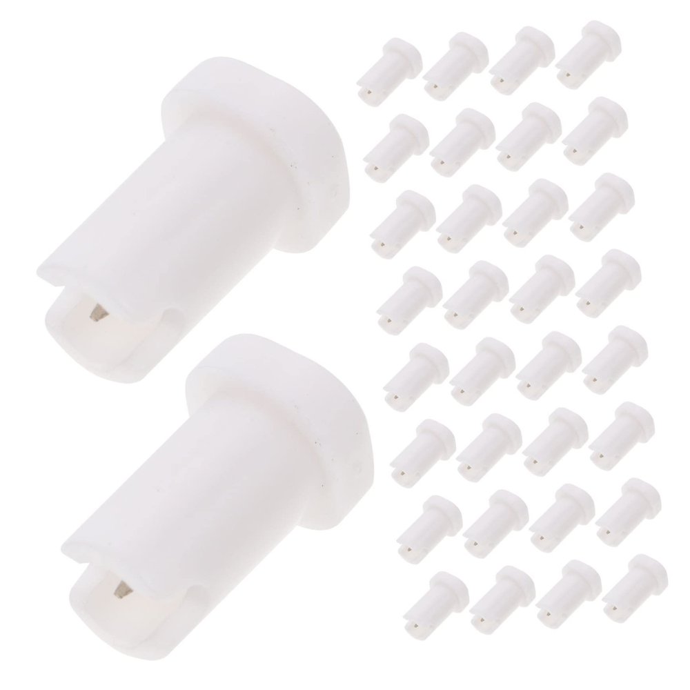 FOYTOKI 100pcs Lash Glue Bottle Nozzle Needles Eyelash Glue Stopper Pins Bottle Pin Needle Home Use