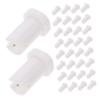 FOYTOKI 100pcs Lash Glue Bottle Nozzle Needles Eyelash Glue Stopper Pins Bottle Pin Needle Home Use view 1