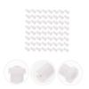 FOYTOKI 100pcs Lash Glue Bottle Nozzle Needles Eyelash Glue Stopper Pins Bottle Pin Needle Home Use view 3
