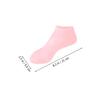 AUTSUPPL 2pairs Moisturizing Foot Care Socks for Softening Dry Cracked Skin of Exfoliating Spa Socks White Pink for Hydrating Callus Removal view 2