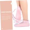 AUTSUPPL 2pairs Moisturizing Foot Care Socks for Softening Dry Cracked Skin of Exfoliating Spa Socks White Pink for Hydrating Callus Removal view 4
