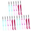 Mikinona 18pcs Folding Eyelash Comb Brow Comb Makeup Brushes for Easy Eyelash Separation Portable Easy to Design for Makeup Enthusiasts view 1