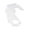 WOONEKY 2pcs Men's Shaving Brush Holder Stand for and Brush Minimalist Design for Home Travel and Barber Use Drip for Grooming Accessories view 3