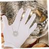 AUTSUPPL 12pairs Cotton Hand Covers Elastic Breathable Glove Liners for Coin Collection Household Use view 4