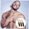 AUTSUPPL 3pcs Natural Boar Bristle Beard Combs with Long Wooden Handles for Men Durable Beard Care Tools for Grooming and Styling Fathers Boyfriends and Friends view 3