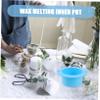 FOYTOKI Hair Removal Wax Melting Bowl Silicone Wax Warmer Pot Non-stick Accessory Diy Beauty Tool for Home Salon view 3