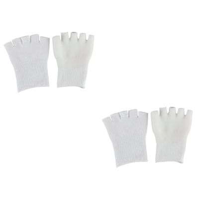Outanaya 2pairs Warm Socks for Women Toe Covers Gel Socks for Foot Care Toe Separating for Girls