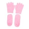 AUTSUPPL 2pairs Glove Foot Cover Spa Moisturizing Gloves Socks Set for Women Men Gel Socks view 1