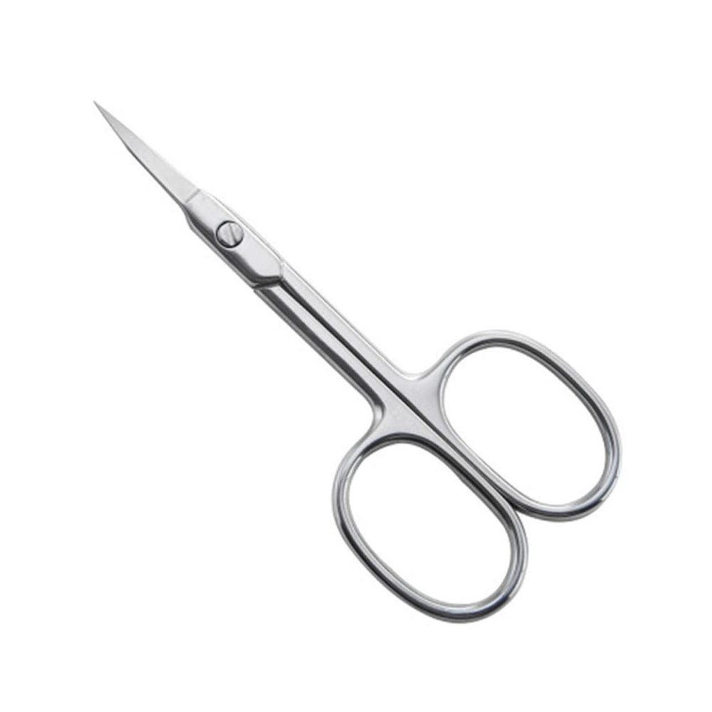 WOONEKY Stainless Steel Beauty Scissors for Eyebrow and Eyelash Grooming Precision Tip Design for Trimming Nose Hair and Facial Hair Comfortable Grip Travel-friendly Grooming Kit