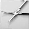 WOONEKY Stainless Steel Beauty Scissors for Eyebrow and Eyelash Grooming Precision Tip Design for Trimming Nose Hair and Facial Hair Comfortable Grip Travel-friendly Grooming Kit view 4
