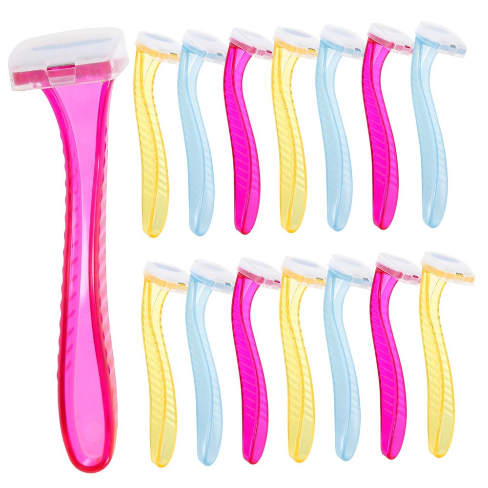 WOONEKY 15pcs Manual Body Hair Trimmers Portable Body Hair Razor Women Depilator for Women