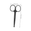 WOONEKY 2pcs Stainless Steel Hair Cutting Scissors Small Scissors for Face Eyebrow Beard Trimming Nose Hair Removal view 2