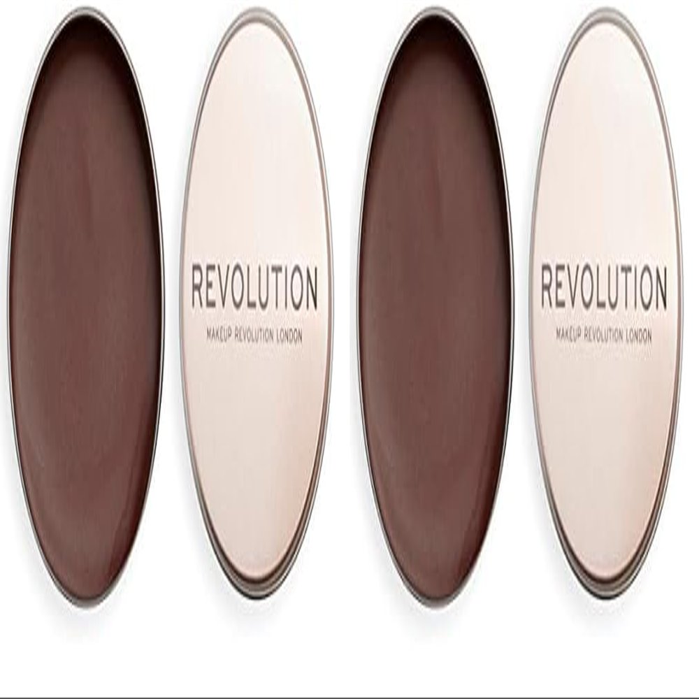 Revolution, Balm Glow, Multi-Use Balm for Cheeks, Eyes & Lips, Buildable Formula, Dewy Finish, Sunkissed Nude, 1.12 Oz. (Pack of 2)