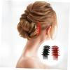 AUTSUPPL 10pcs Seven-tooth Hair Pin Comb Moon Shaped Hair Clip for Women Elegant Accessory for Weddings Parties Banquets Combs view 4