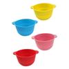HONMEET 4pcs Foldable Silicone Wax Melting Pot Practical Wax Melting Container for Salons and Diy Waxing Non-stick Easy to Clean Red Yellow Blue and Pink view 1