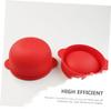 HONMEET 4pcs Foldable Silicone Wax Melting Pot Practical Wax Melting Container for Salons and Diy Waxing Non-stick Easy to Clean Red Yellow Blue and Pink view 3