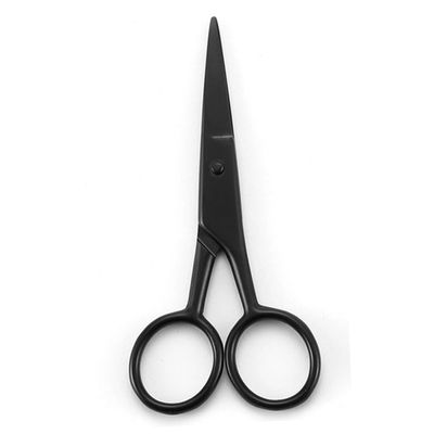 Healeved 2pcs Beard Scissors for Men Hairdressing Scissors Body Hair Clippers Beard Styling for Guys Random Color