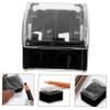 Mikinona 2 Hole Mini Pencil Sharpener for Brow Eye Pencil Portable Eyebrow Ruler Easy to Carry view 4