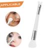 AUTSUPPL Facial Powder Makeup Brush Dual- Shaped Contour Applicator for Blush and Highlighter Soft Bristles for Even Application Portable Beauty Tool for Professional and Amateur Use view 3